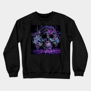 Skulls and flowers Crewneck Sweatshirt